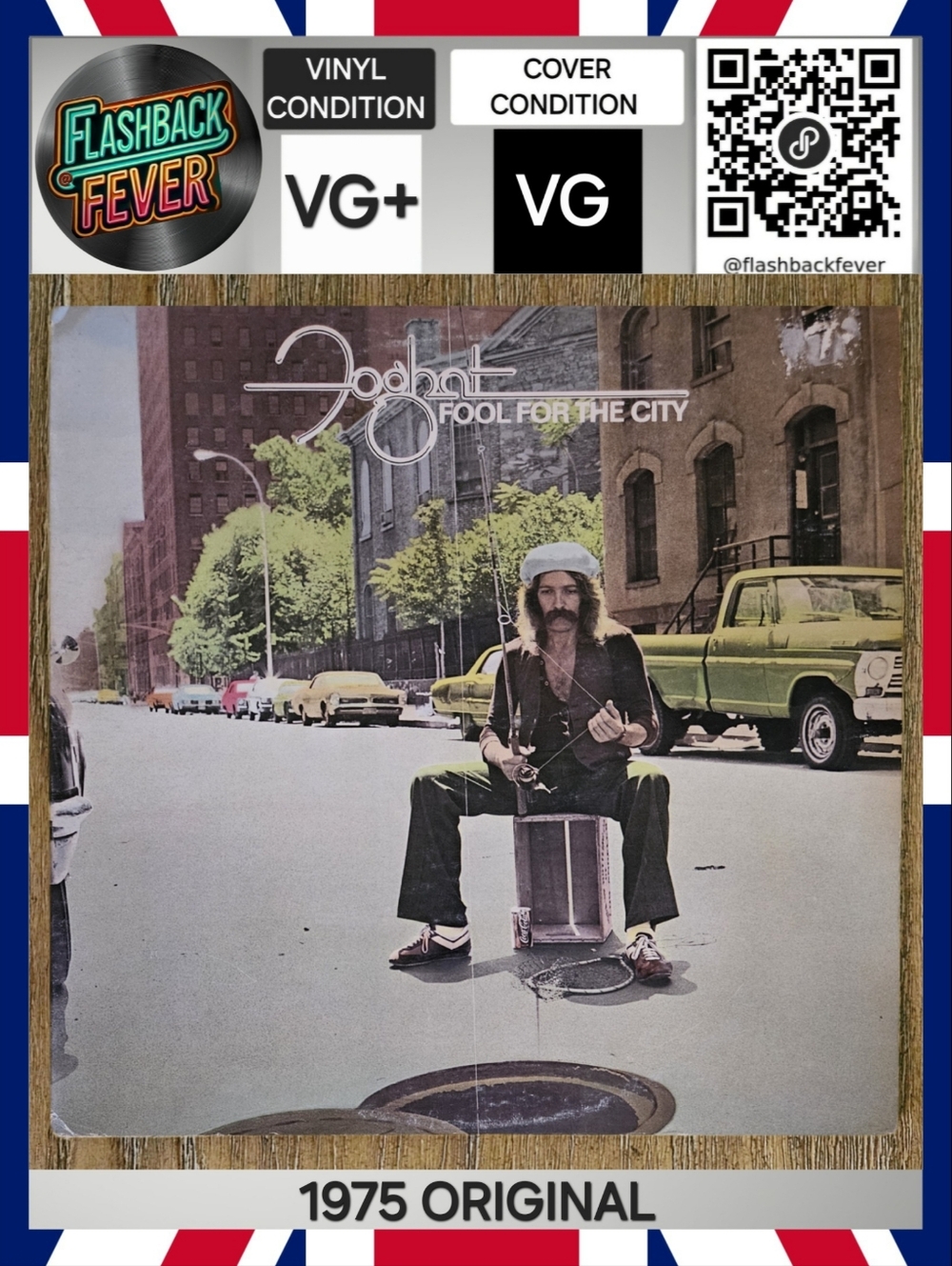 FOGHAT•Fool For The City•1975 US (#BR6959) WB-L.A. Pressing